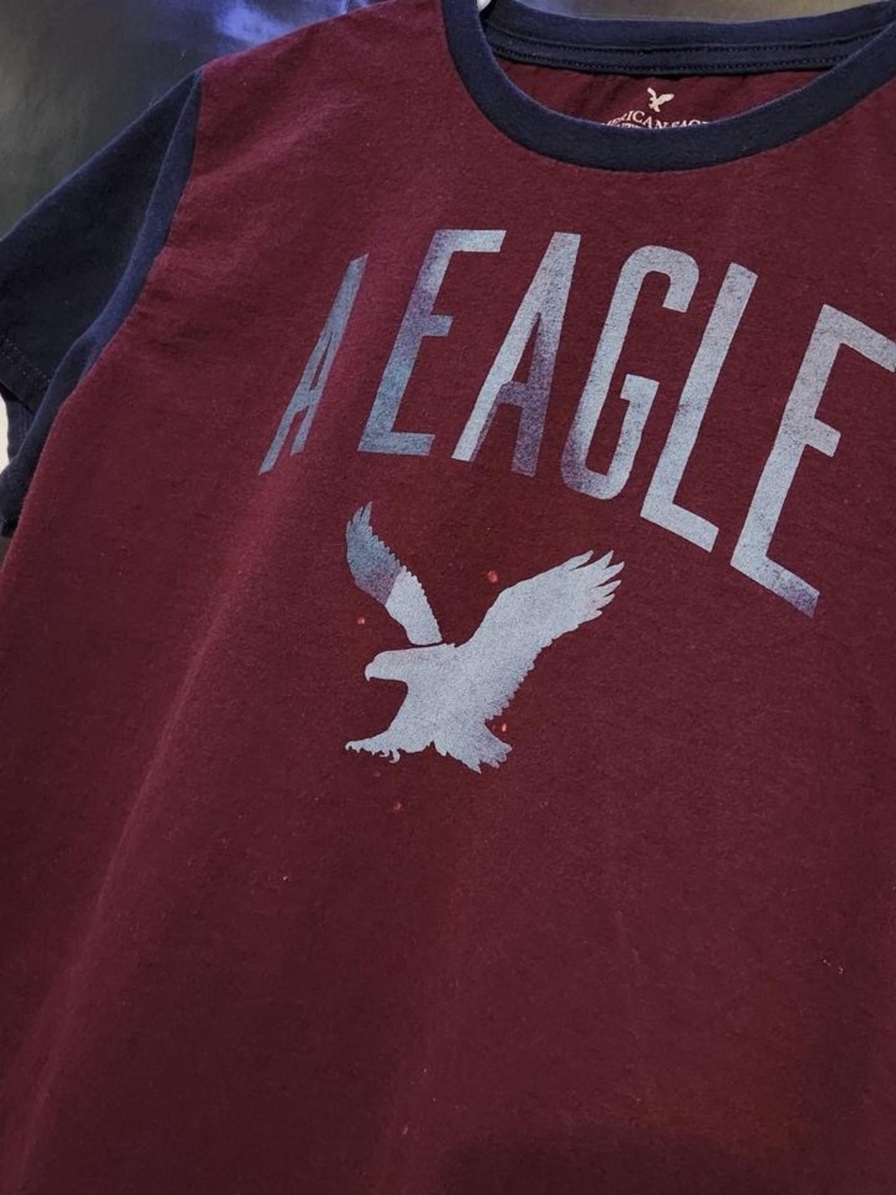Y2k skate style american eagle shirt